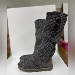 Ugg Knit Button-Accent Boots
